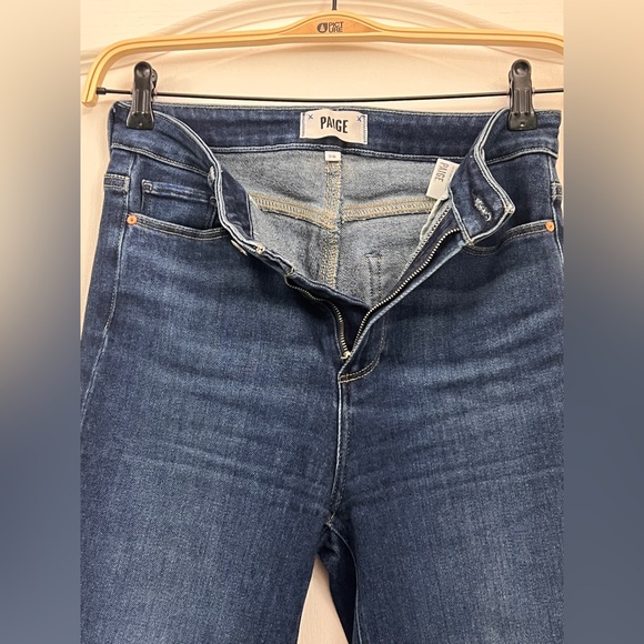 PAIGE Claudine 28 Seamed Raw Hem‎ Jeans- Sketchbook EUC - Picture 7 of 16